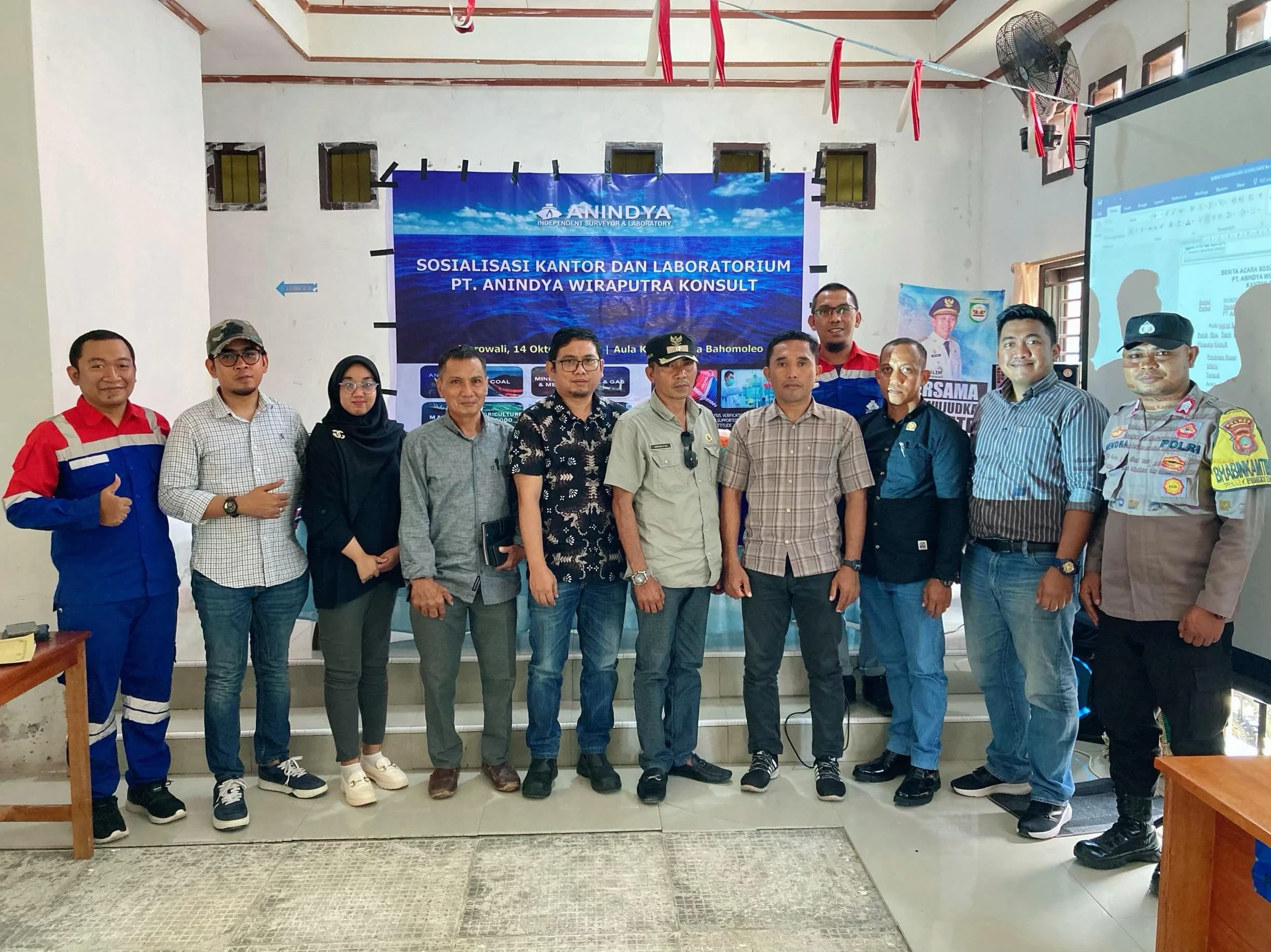 Sosialisasi Kantor dan Laboratorium PT. Anindya Wiraputra Konsult